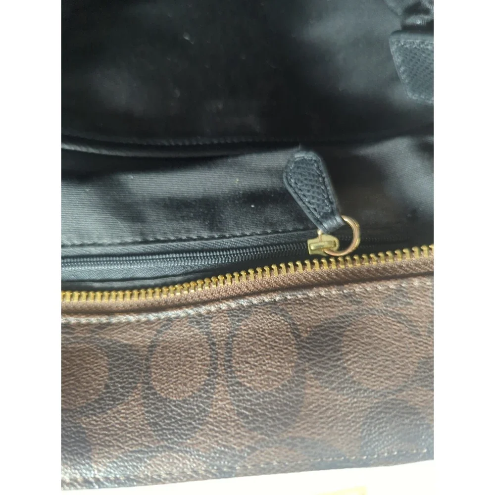 Coach Monogram Baby Diaper Bag Signature Crossbody Tote